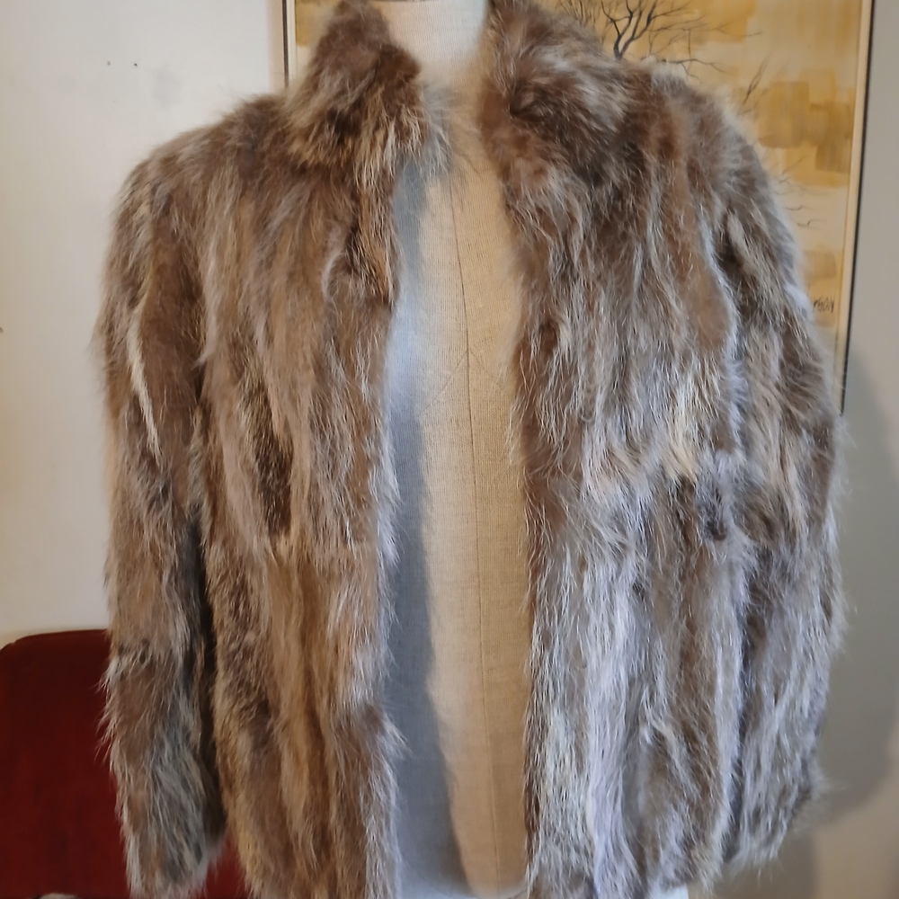 Vintage Raccoon Fur Coat